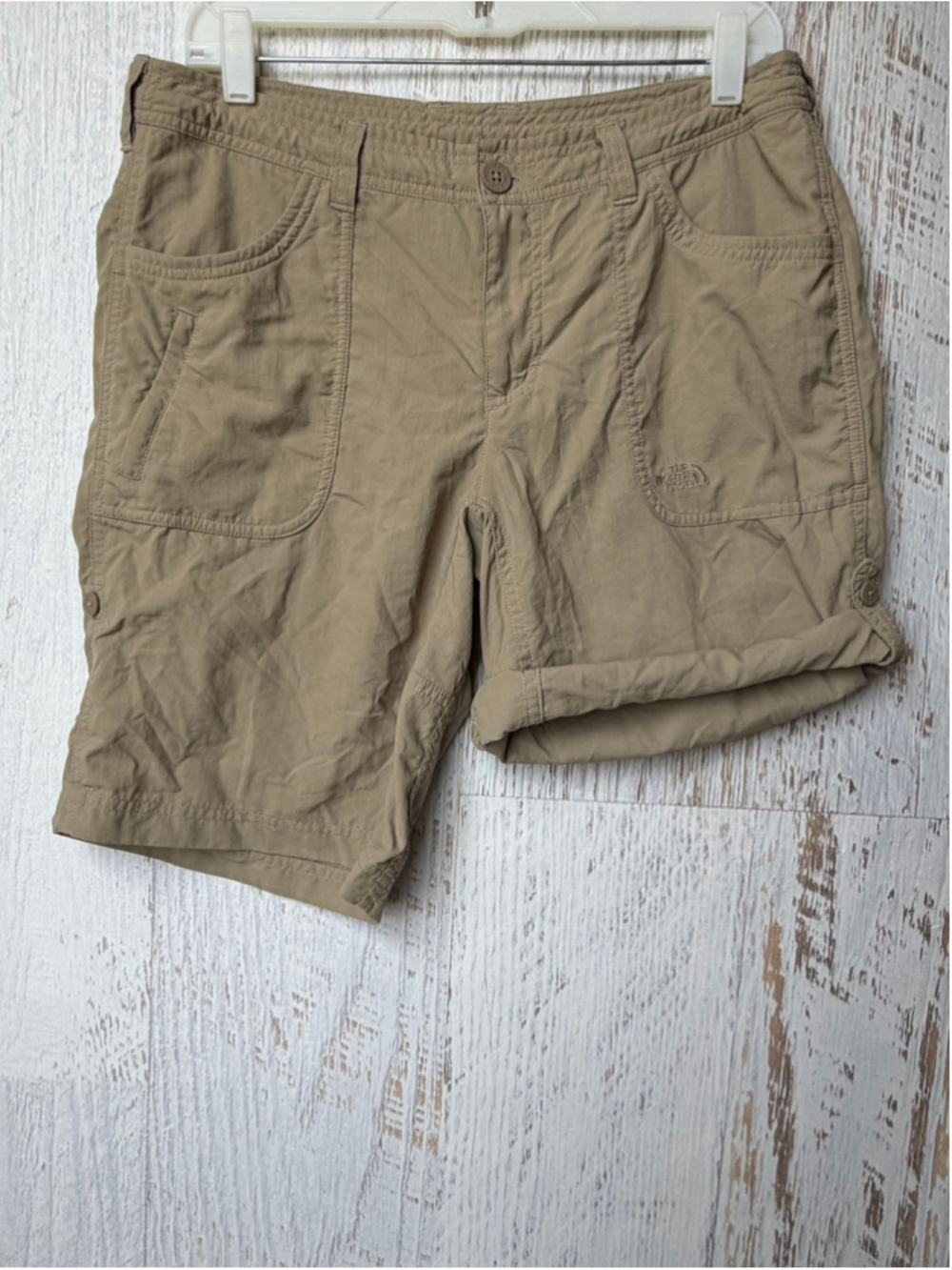 Women's The North Face Cargo Shorts Size 10 Beige